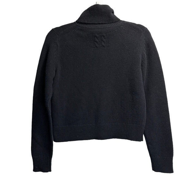 NILI LOTAN Hollyn cropped wool turtleneck sweater - Picture 7 of 10